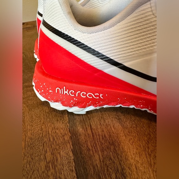 Nike Mens React Infinity Pro Golf Infrared 23 CT6620-106 Red White Black Size 8 - Picture 8 of 9